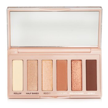 Naked Half Baked Mini Eyeshadow Palette: 6x Eyeshadow (Rollin',Half Baked,Rocky,Buck Off,Breadwinner,Edible)