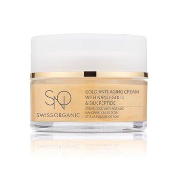 SNO Swiss Organic Gold Anti-Aging Cream with Nano-Gold & Silk Peptide 50ml