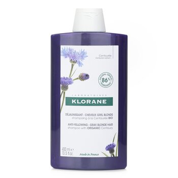 Klorane Shampoo With Organic Centaury (Anti Yellowing Gray Blonde Hair)