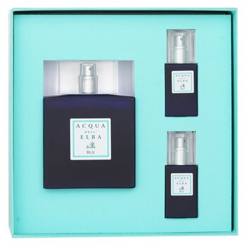 Acqua DellElba Eau De Parfum Blu Fragrance For Men Coffret: