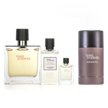 Hermes Hermes Terre DHermes Pure Set + Terre DHermes Deodorant Stick