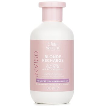 Invigo Blonde Recharge Shampoo With Purple Pigments Highlighted, Cool Blonde Or Silver Hair