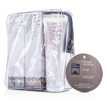 Bau Tiada Jet Set Warna: Syampu 75ml + Konditioner 75ml + Elasticizer 75ml