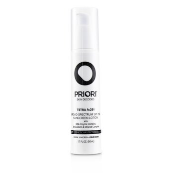 TETRA fx251 Broad Spectrum SPF 45 Sunscreen Lotion - Color Guide