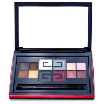 Red Edition Eyeshadow Palette (12x Eyeshadow + 1x Dual-Ended Brush)