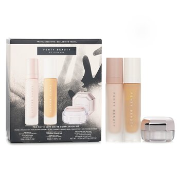 Pro Filt'R Soft Matte Complexion Kit: Foundation 32ml + Primer 32ml + Instant Retouch Setting Powder 7.8g - #210