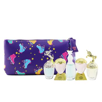 Miniature Coffret: Fantasia EDT 5ml + Fantasia Mermaid EDT 5ml + Sceret Wish EDT 5ml + 2x Sky EDT 5ml + Pouch