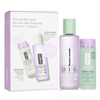 Clarifying Lotion 2 Set: Clarifyin/g Lotion 2 400ml+ All About Clean Liquid Facial Soap Mild 200ml