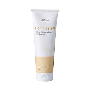 BIOBAY Ectazeem Intense Moisturizing Cream (100ml) with Ceramide for Eczema & Sensitive Dry Skin